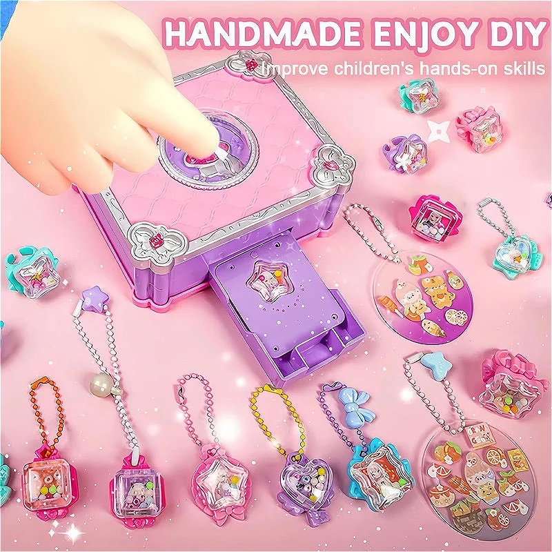Kid Toys And Craft - مجموعة صانع الملصقات ثلاثية الأبعاد DIY