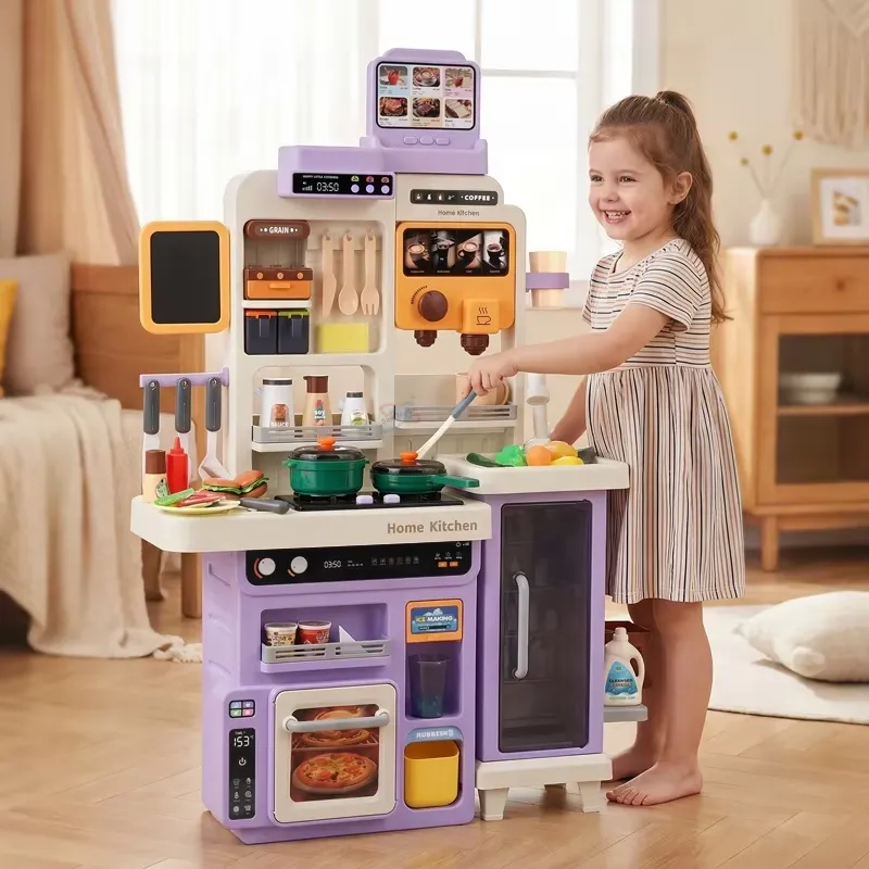 Kids Toys Kitchen - مجموعة مطبخ للعب الأطفال بحجم 90