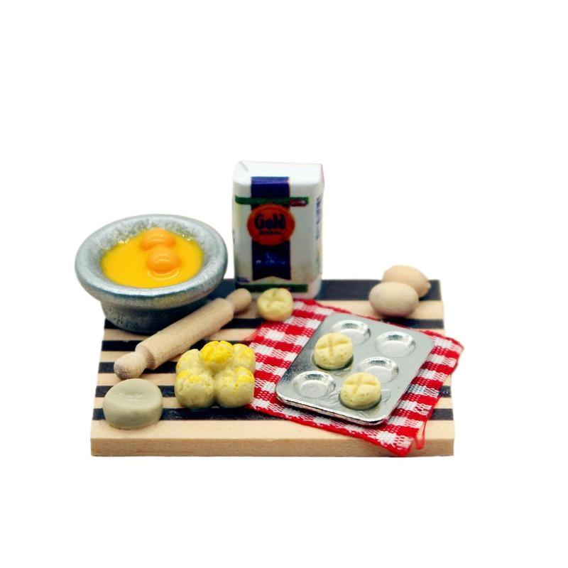 Kids Toys Play Egg - لعبة بيت الدمى: محطة صنع المعجنات،
