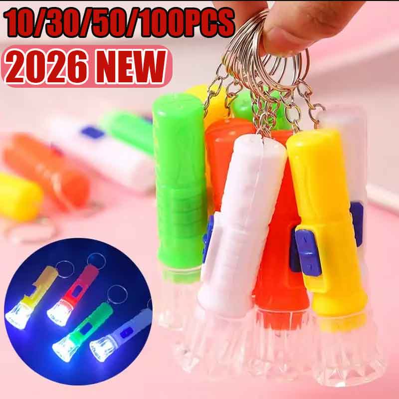 Kids Toys Bag - 10/30/50/100 قطعة مصباح LED صغير للأطفال،