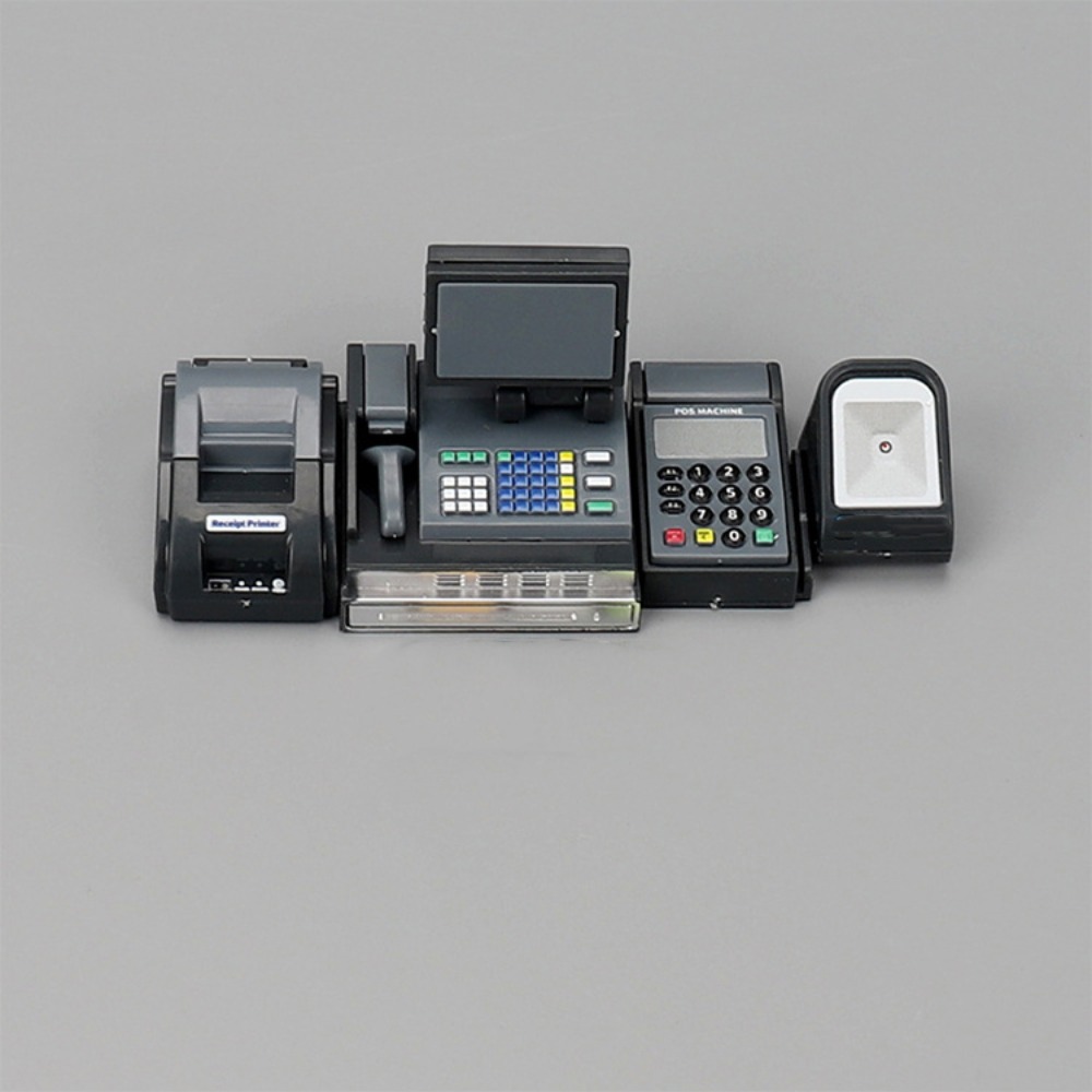 Toy Cash Register - آلة تسجيل النقد المصغرة للمنزل، باللونين