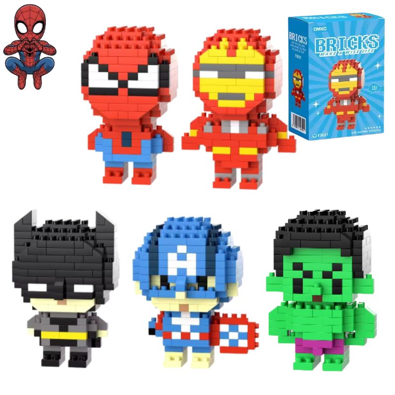 Kids Toys Bag - بانداي مارفل سبايدر مان ديدبول وفينوم