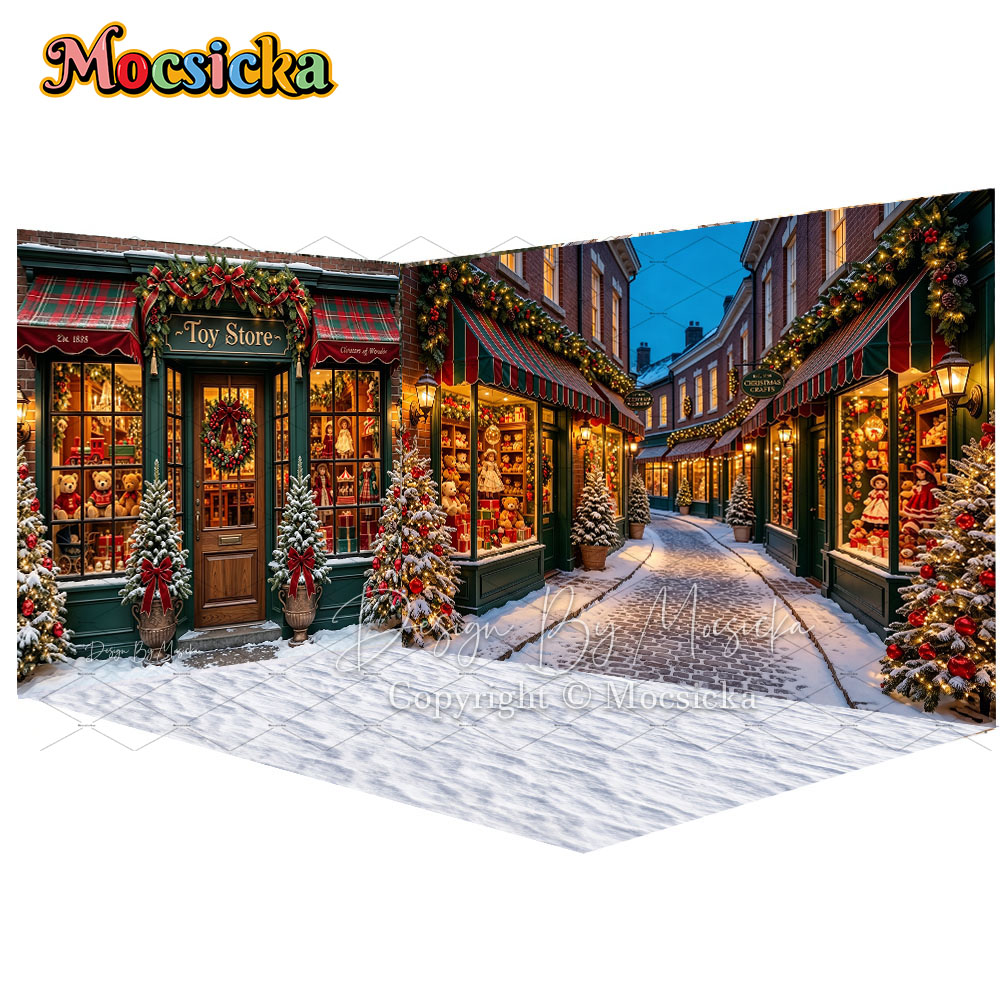 خلفية تصوير لزاوية شارع متجر أ - مراجعة Toys Background For Kids وسعره