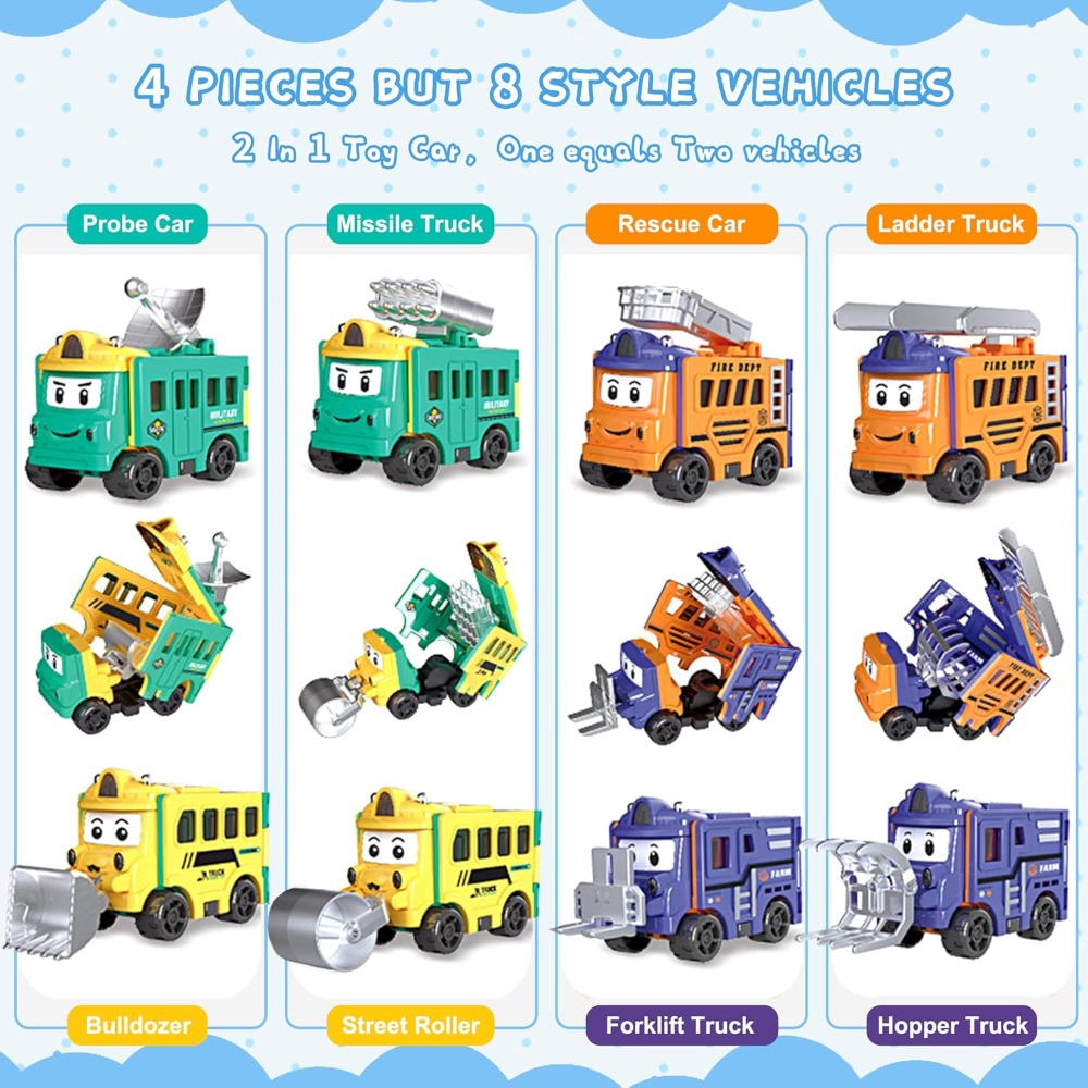 سيارات فليب ريسرز قابلة للتحوي - مراجعة Kids Toys Vehicle وسعره