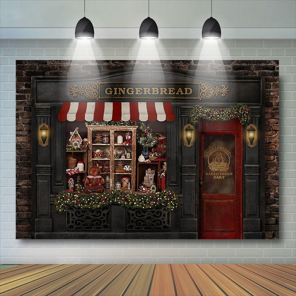 متجر الزنجبيل عيد الميلاد خلفي - مراجعة Toys Background For Kids وسعره