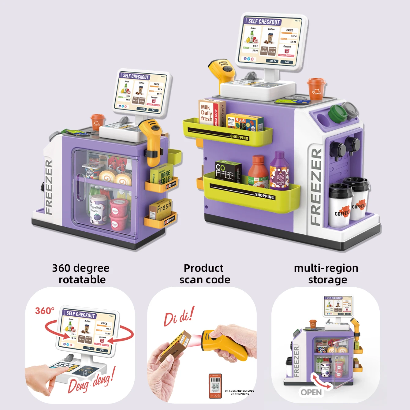 مجموعة لعبة محاكاة تسجيل المدف - مراجعة Toy Cash Register وسعره