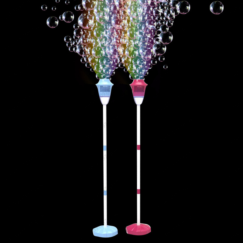 آلة فقاعات شعبية مع إضاءة للشو - مراجعة Bubble Machine Outdoor وسعره