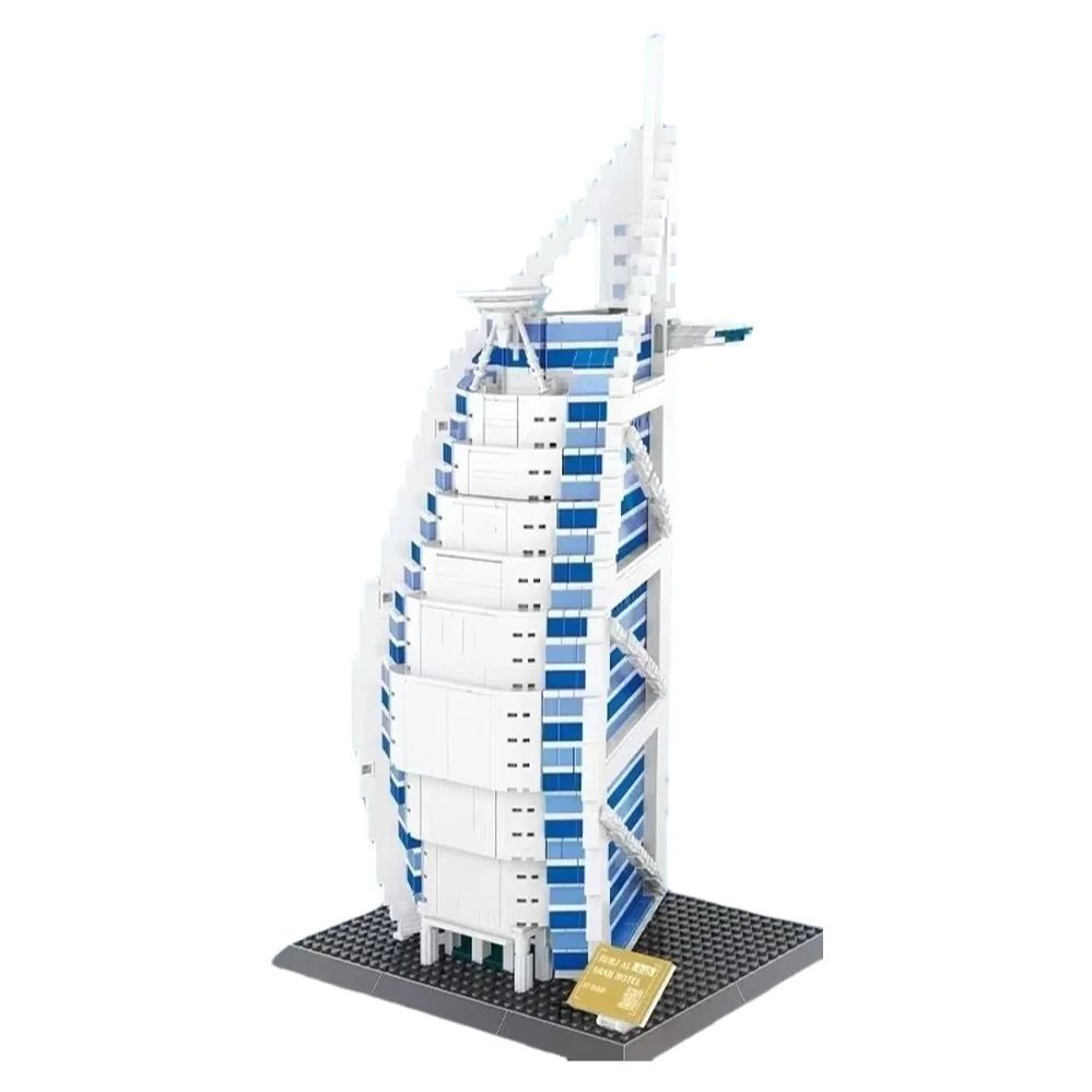 مجموعة بناء نموذج فندق برج الع - مراجعة Kids Toys Dubai وسعره