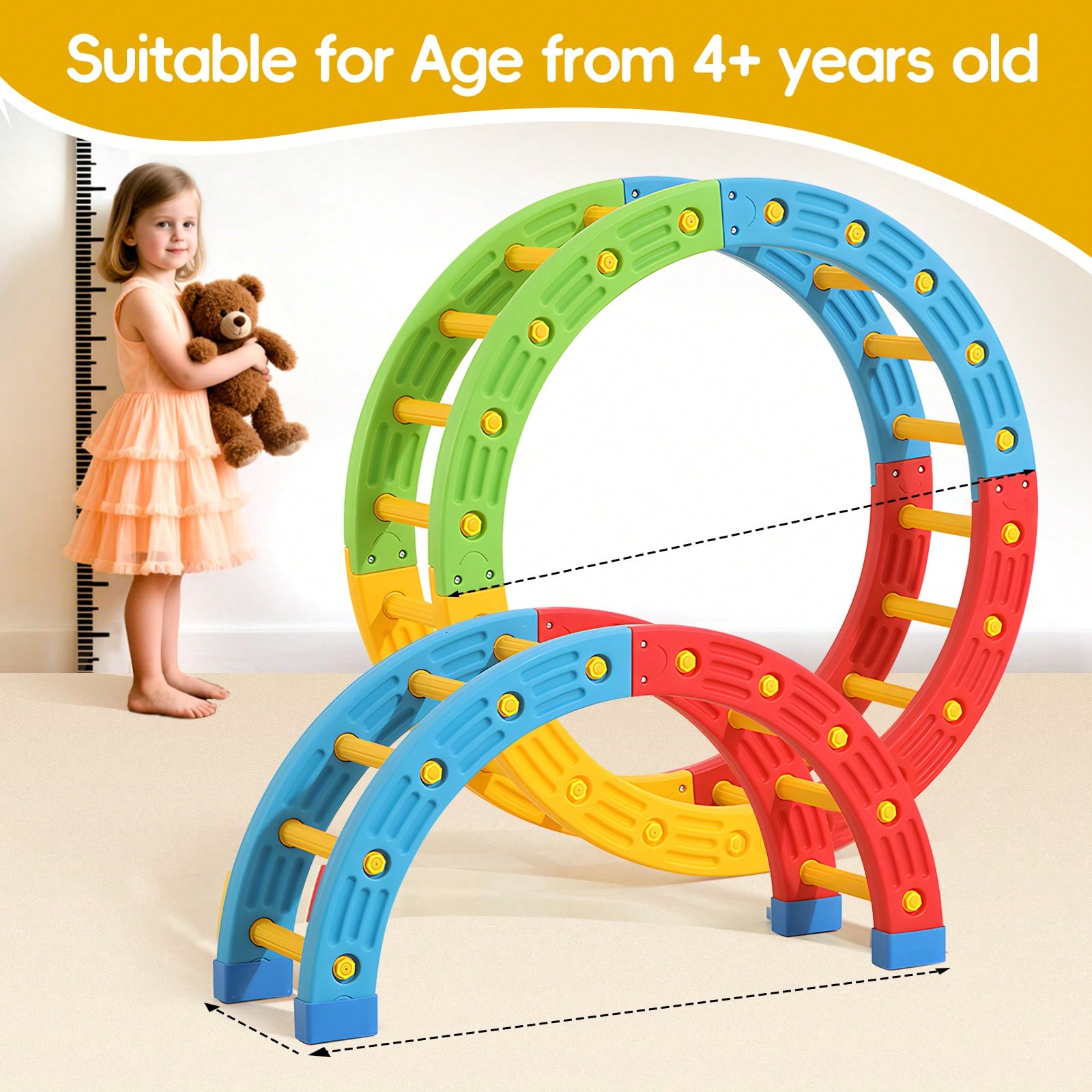ألعاب تسلق قابلة للطي للأطفال  - مراجعة Kids Toys Home وسعره