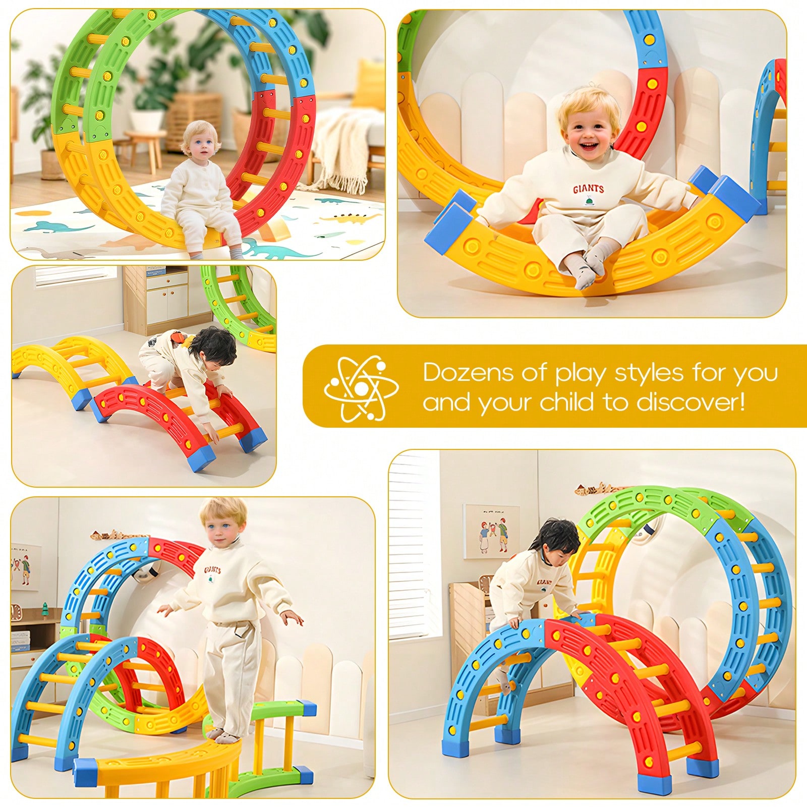 ألعاب تسلق قابلة للطي للأطفال  - مراجعة Kids Toys Home وسعره