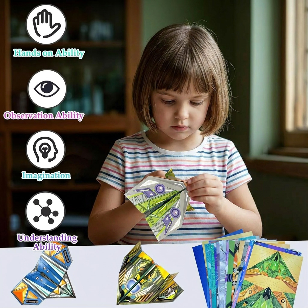 مجموعة طائرات ورقية للأطفال، 1 - مراجعة Kid Toys And Craft وسعره